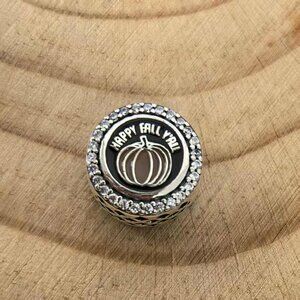 Pandora Halloween Pumpkin Exclusive Charm, S925 Silver Jewelry